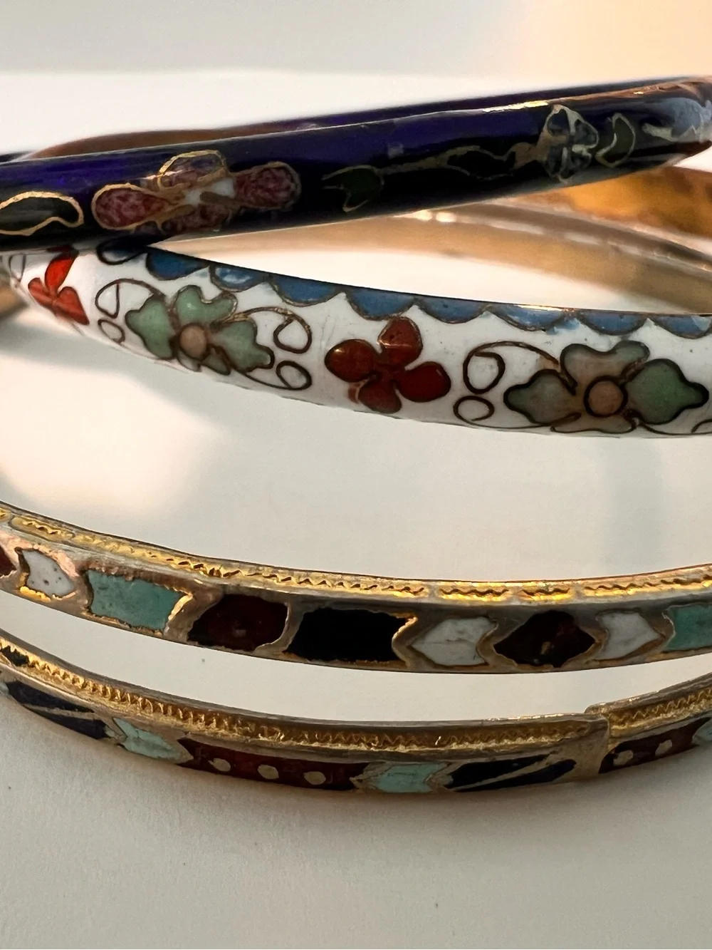 Lot of Assorted Cloisonné Bracelets